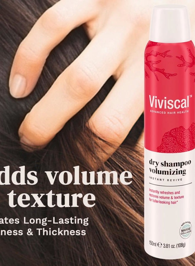 Viviscal Volumizing Dry Shampoo, Refresh Hair and Absorb Oil Between Washes, Waterless Shampoo for Added Hair Texture and Body, 150ml - Image 4