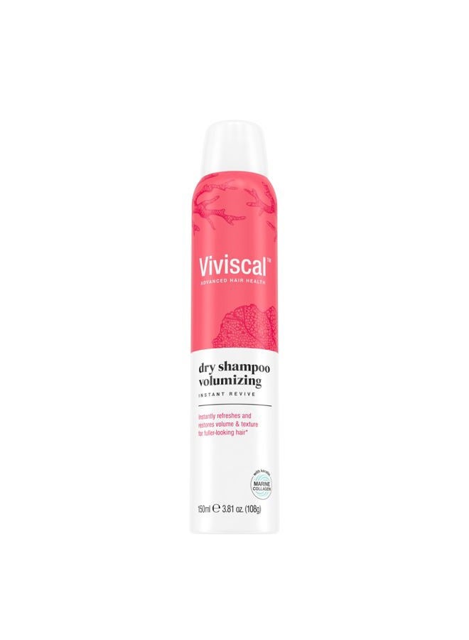 Viviscal Volumizing Dry Shampoo, Refresh Hair and Absorb Oil Between Washes, Waterless Shampoo for Added Hair Texture and Body, 150ml - Image 1