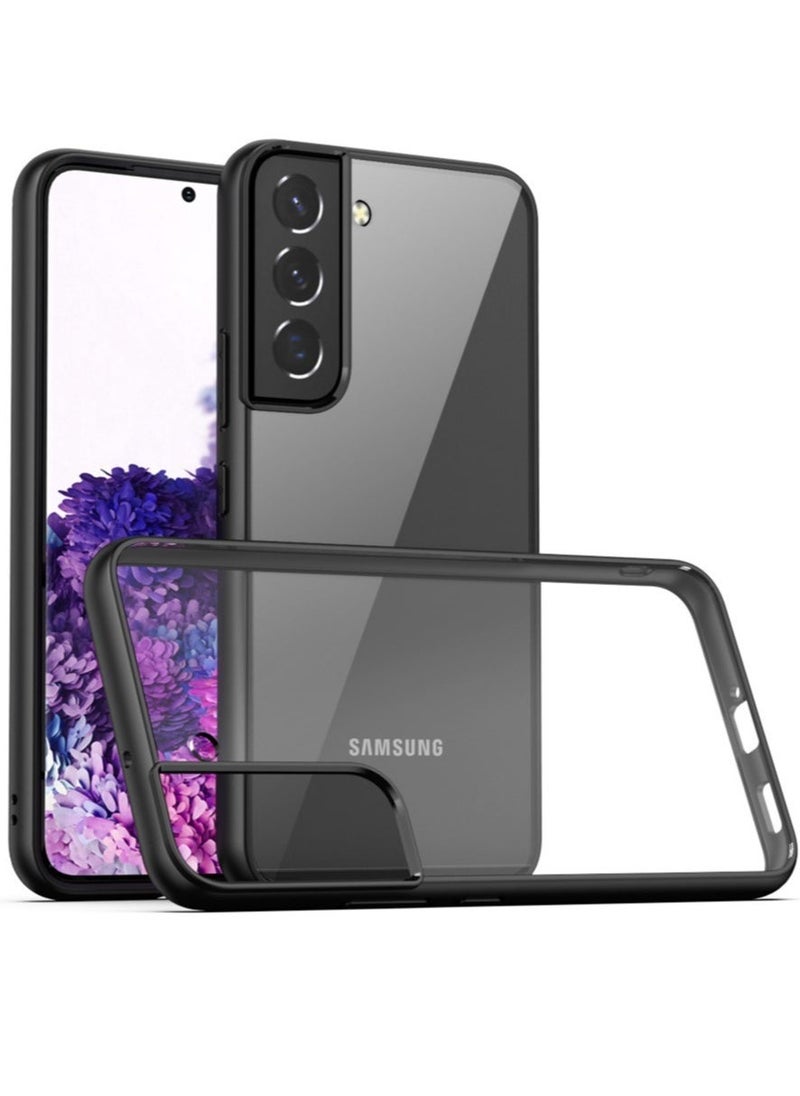 Raxoom Premium Matte TPU With Clear Hard PC Hybrid Phone Case for Samsung Galaxy S22 S22 Plus - Image 1