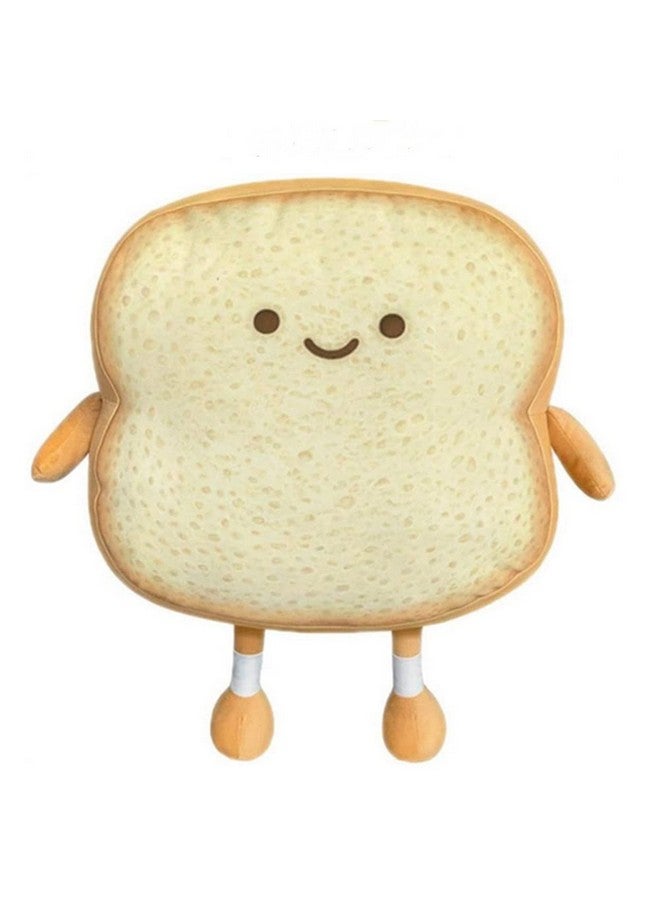 OUKEYI Toast Bread Pillow Funny Bread Shape Plush Toy Pillowfacial Expression Soft Toast Sofa Pillow For Kids Adults Gift Home Bed Room Decor - Image 1