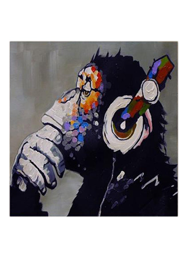 RYN Monkey MDF Wall Art Multicolour - Image 1