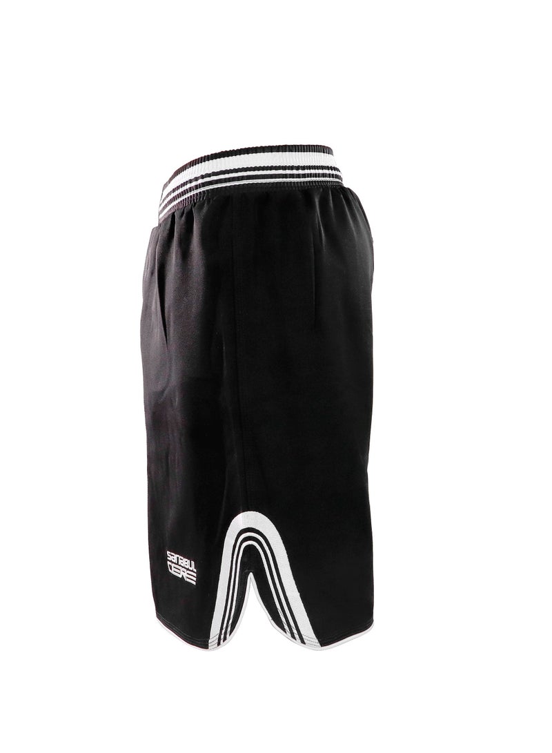 Sanabul  Sanabul Core MMA Shorts for Men  Boxing No Gi Jiu Jitsu Grappling BJJ Shorts Black/WHITE MEDIUM - Image 3