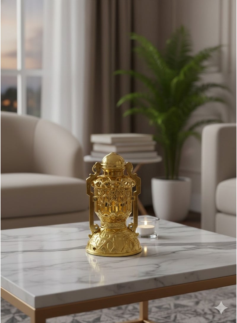 Ramadan lantern, 23 cm, gold plastic, with Ramadan songs and beautiful lights. - Image 4