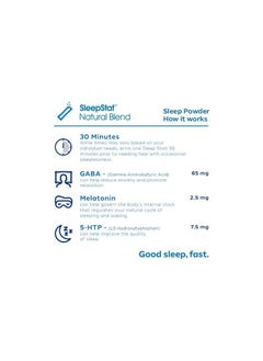 Dream Water Sleep Aid Powder Melatonin 5mg GABA 5 HTP Natural Flavors Helps You to Fall Asleep Fast, and Wake Refreshed Snoozeberry 30 Count  - Image 2