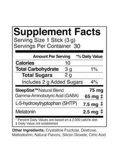 Dream Water Sleep Aid Powder Melatonin 5mg GABA 5 HTP Natural Flavors Helps You to Fall Asleep Fast, and Wake Refreshed Snoozeberry 30 Count  - Image 3