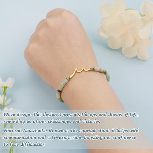 Sereney 18th Birthday Gifts for Girls as Handmade Wave Bracelet 18th Birthday Decorations for Girls, 18 Year Old Girl Birthday Gifts Ideas as Gifts for 18 Year Old Girl Daughter Granddaughter Niece - Image 4