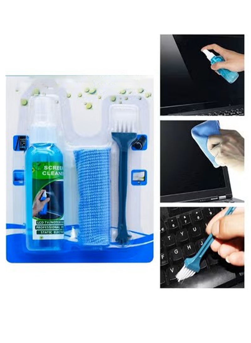 Screen Cleaner with Small Towel for Laptop, Mobile Phone, LCD Screen, Digital Cameras, Perfumed Solution Cleans Surfaces to Restore Brightness and Clarity, Gently Cleans and Removes Dirt, Fingerprints and Smudges from Most Screen Surfaces - Image 2