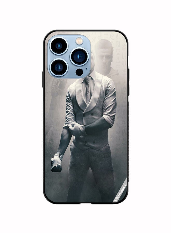 VR CREATIVE Protective Case Cover For Apple iPhone 14 Pro Max Moon Knight Design Multicolour - Image 1