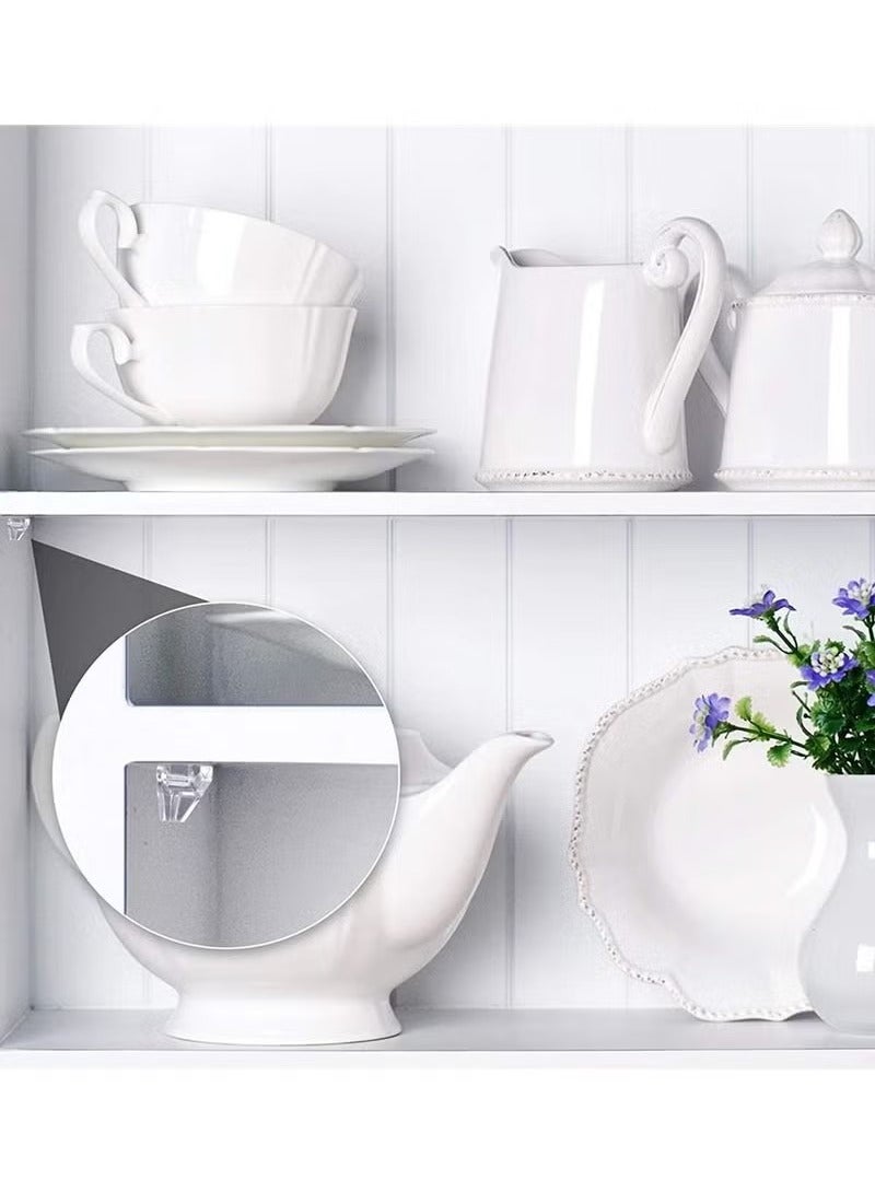 Unewshi 100 Pieces Supporting Rivet 3 Millimeters Or 1/8 Inch Shelf Support Peg Clear Plastic Support Small Cabinet Shelf Pins Replacement Peg Cabinet Shelf Supports Pins Shelf Holder Pins - Image 5