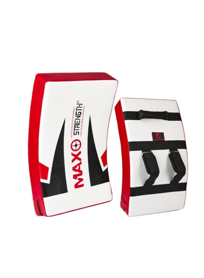 Max Strength Curve Boxing MMA Muay Thai Strike Pad Hook & Jab Punch Boxing Kick Shield - Image 1