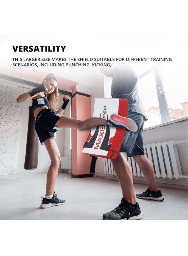 Max Strength Curve Boxing MMA Muay Thai Strike Pad Hook & Jab Punch Boxing Kick Shield - Image 3