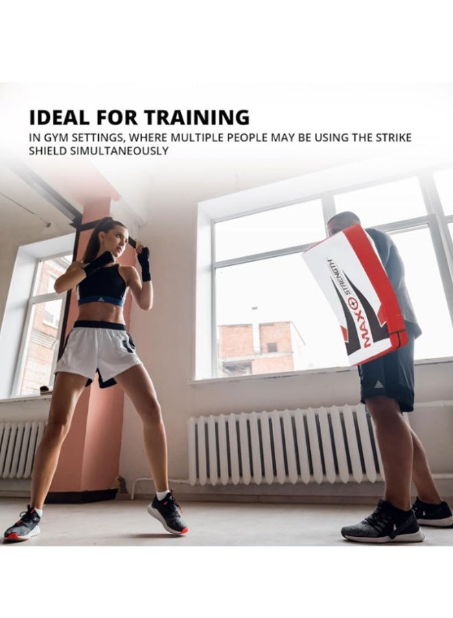 Max Strength Curve Boxing MMA Muay Thai Strike Pad Hook & Jab Punch Boxing Kick Shield - Image 5
