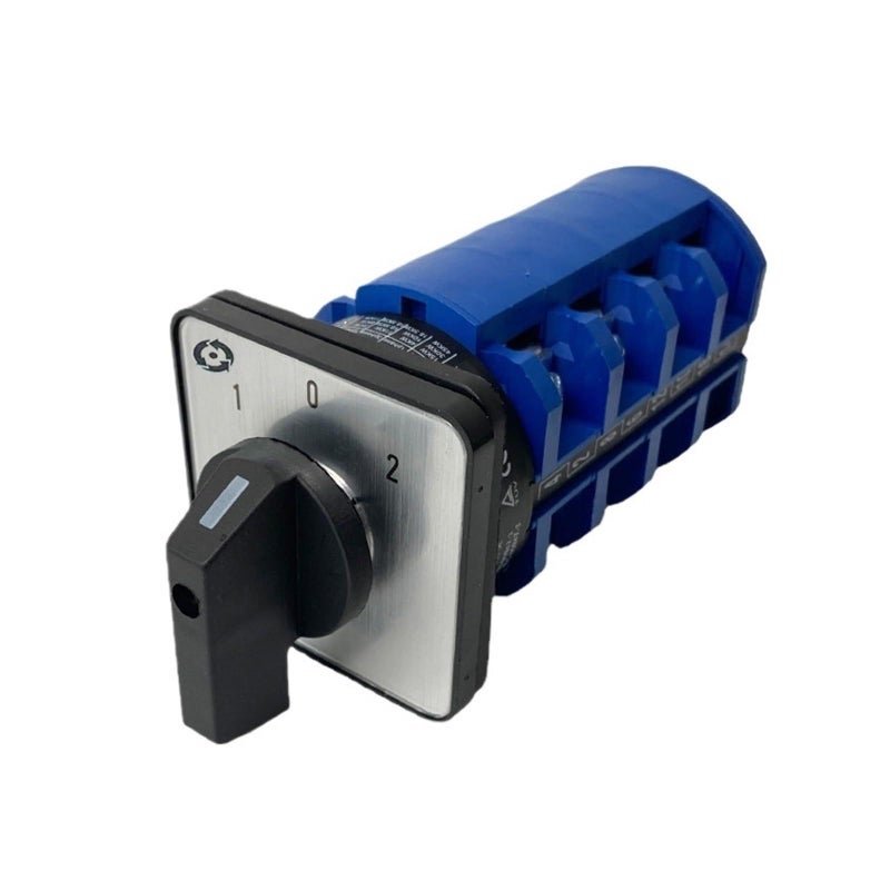 LW26 63 63A 690V 4 Pole Universal Changeover Cam Switch DIN Rail Mounted MAN OFF AUTO - Image 2