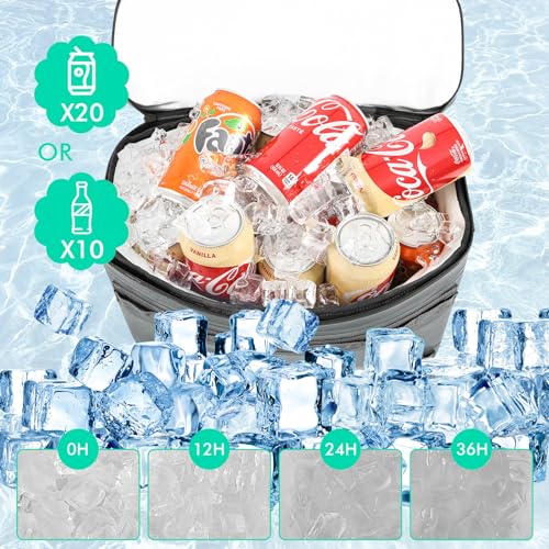 MORXPLOR Kayak Cooler,Waterproof Kayak Seat Back Cooler for Kayaking,Kayak Accessories Cooler Bag,Protable Ice Chest,Beach Cooler,Travel Cooler for Camping or Lunch Bag - Image 5