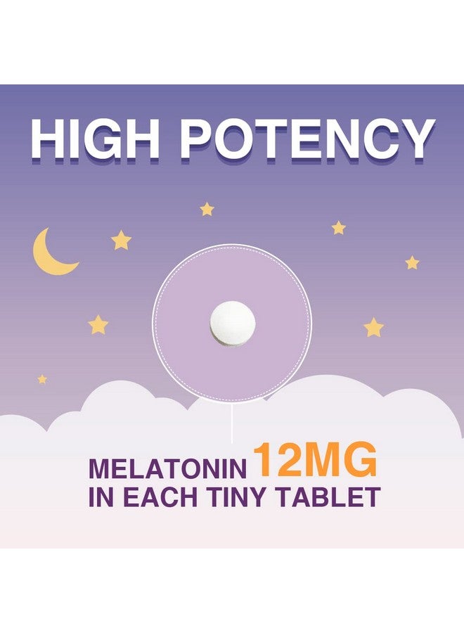 Lovita Lovita Melatonin 12 mg Fast Dissolve Tablets, Exclusive Formula with Vitamin B6, L-Theanine and 5-HTP 120 Tablets  - Image 5