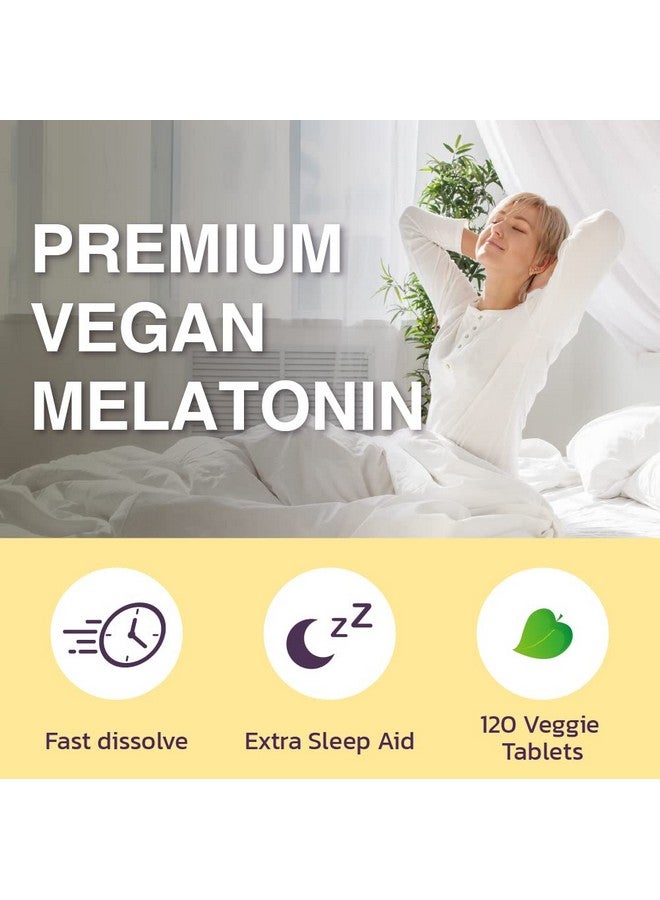 Lovita Lovita Melatonin 12 mg Fast Dissolve Tablets, Exclusive Formula with Vitamin B6, L-Theanine and 5-HTP 120 Tablets  - Image 3