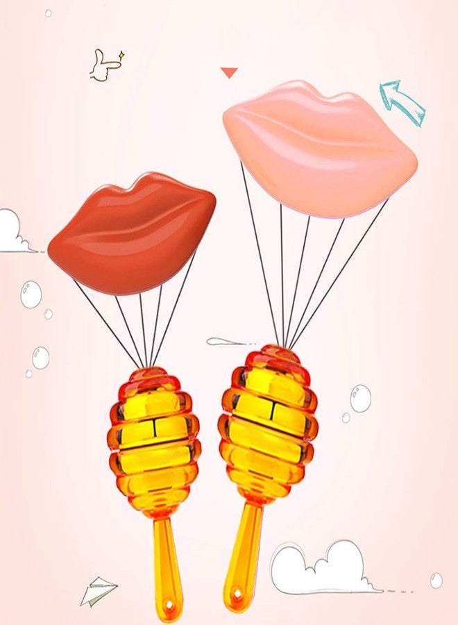 RONRONS 20 Pack 5.5ml (0.19oz) Honeycomb Shaped Clear Lip Gloss Tubes, Refillable Empty Lipgloss Containers for DIY Lipstick, Lip Balm, Cosmetics - Amber Travel-Safe Design - Image 2