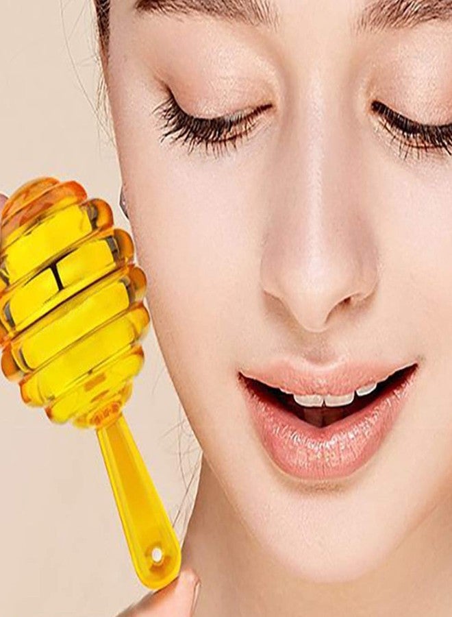 RONRONS 20 Pack 5.5ml (0.19oz) Honeycomb Shaped Clear Lip Gloss Tubes, Refillable Empty Lipgloss Containers for DIY Lipstick, Lip Balm, Cosmetics - Amber Travel-Safe Design - Image 3