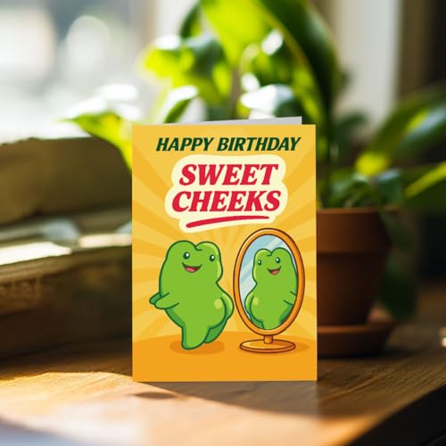 Fwnrmd Funny Happy Birthday Cards for Husband & Wife & Boyfirend & Men & Girlfirend, Birthday Gift, Funny Birthday Card, Greeting Card=7in x 5in(Folded), Envelope = 7.5in x 5.5in - Image 3