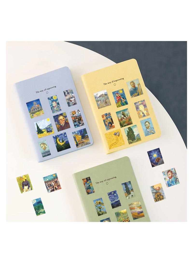 Van Gogh 50 Piece Van Gogh Art Waterproof Doodles Sticker Set - Image 4