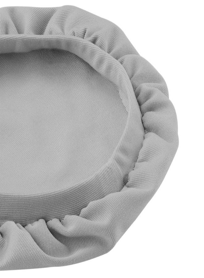 Linkidea Fabric Ear Covers, Washable, Sweatproof Protectors for Headphones, Ideal for Gym & Gaming, 2 Pairs (Size S, Light Grey) - Image 3