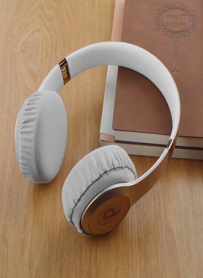 Linkidea Fabric Ear Covers, Washable, Sweatproof Protectors for Headphones, Ideal for Gym & Gaming, 2 Pairs (Size S, Light Grey) - Image 5