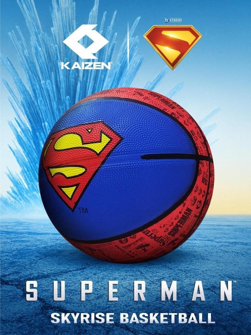 Kaizen SKYRISE Basketball – Size 7 Rubber Moulded, 8 Panel, Full Printed (Dual Color) – Pro-Style Ball for Outdoor & Indoor Play - Image 4