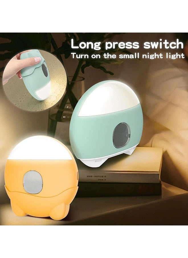 Sweet Life - Electric Nail Clipper,Portable Automatic Nail Cutter File,USB Rechargeable Cute Night Light Finger Nail Trimmer with Nail Scraps Storage Safe Electric Nail Trimmer for Men Women lamp（Yellow） - Image 1