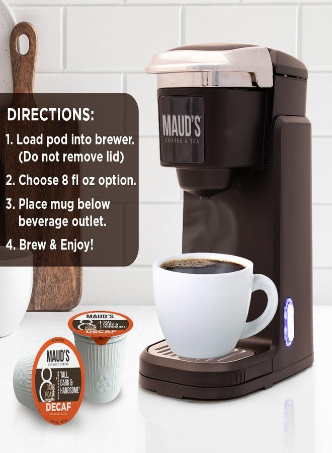 Maud's Decaf Dark Roast Coffee Pods, 100 ct, Decaffeinated Single Serve Pods - 100% Arabica, Compatible with Keurig K Cups Maker - Image 5