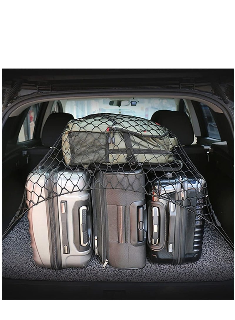 Heavy Duty Truck Cargo Net Designed for Pickup Truck Beds Rooftop Cargo Carriers ATVs UTVs and Cargo Hitches featuring Small Mesh for Securely Holding Large Loads - Image 2