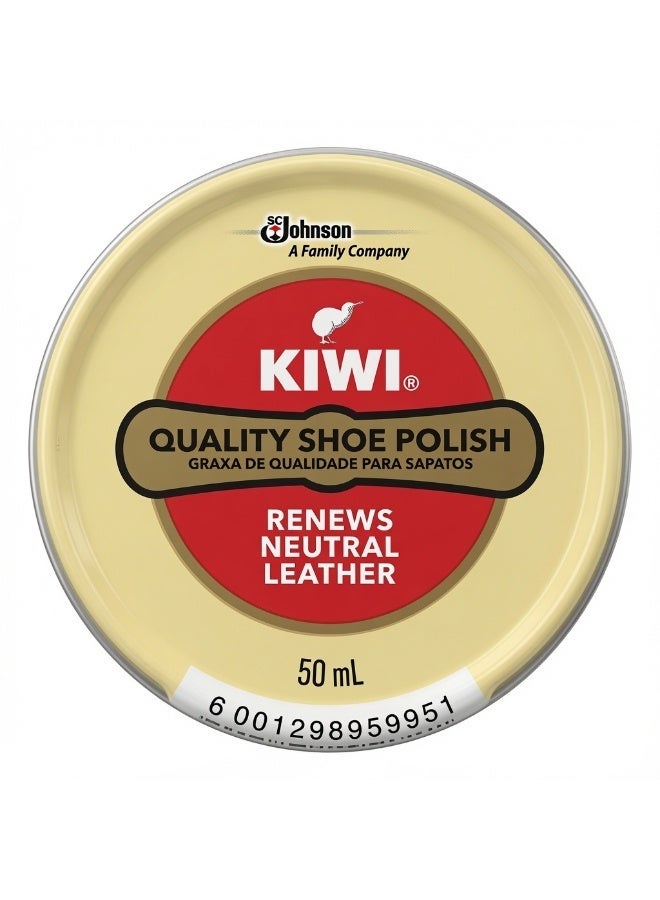 Kiwi Quality Shoe Polish Neutral 50 ML - Image 1