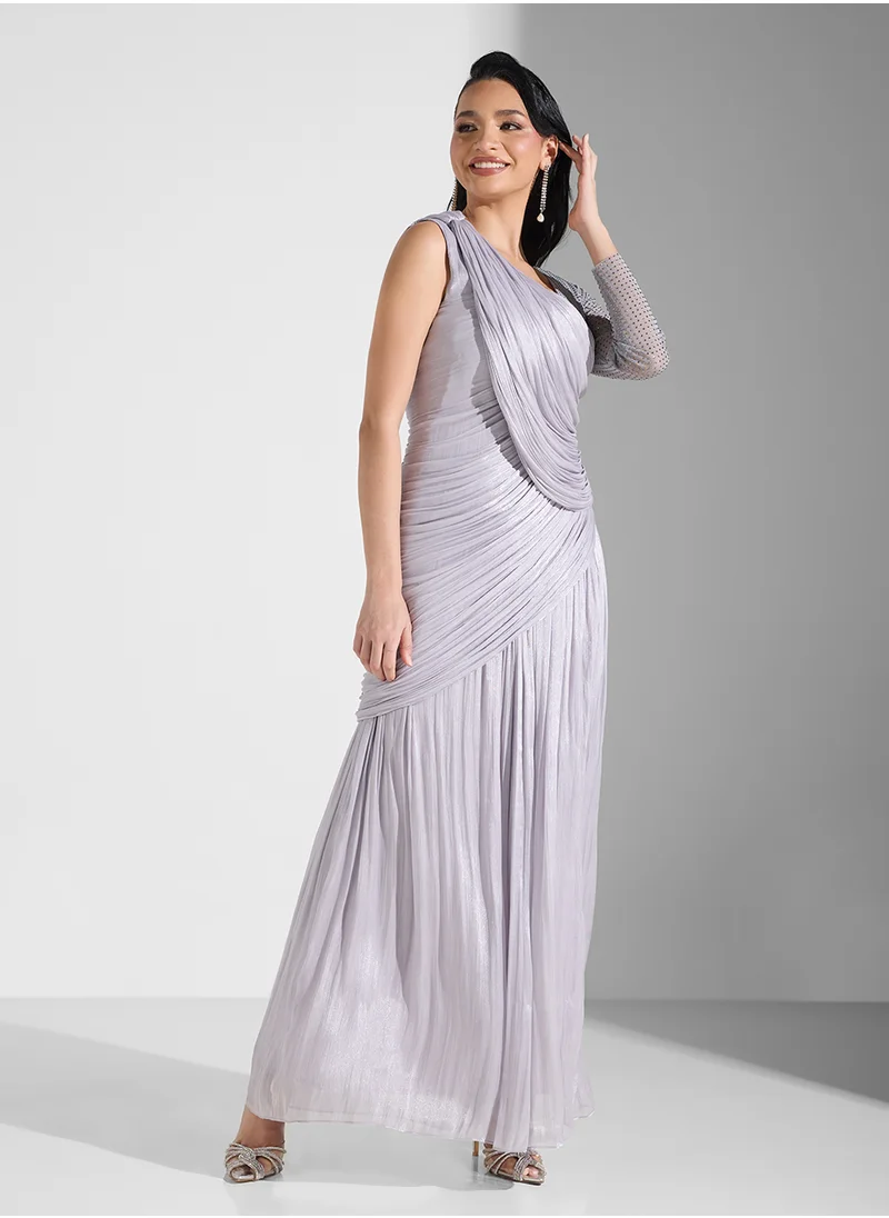 Namshi x Asymmetric Evening Dress