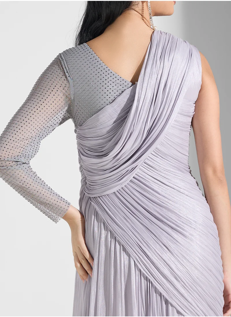 Namshi x Asymmetric Evening Dress