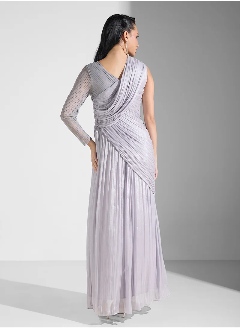 Namshi x Asymmetric Evening Dress