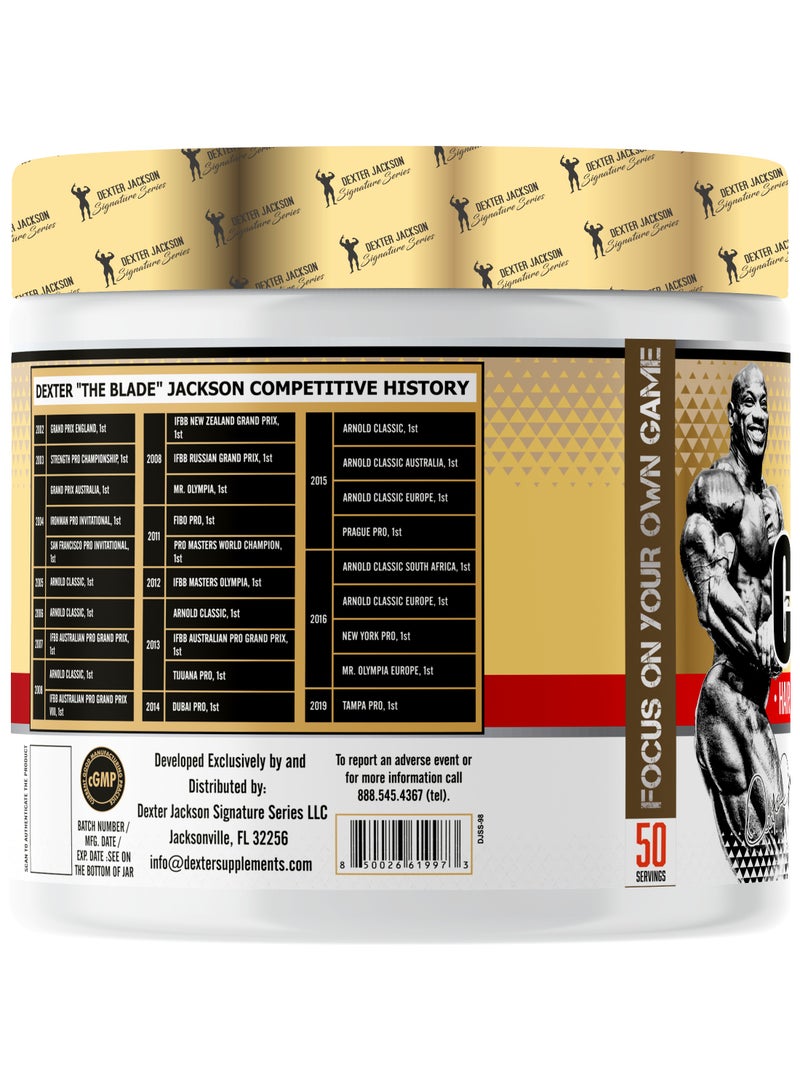 DEXTER JACKSON Gold Series Collagen - Supports Skin, Hair, Nails, and Joint Health (Fruit Punch, 550g, 50 Servings) - Image 2