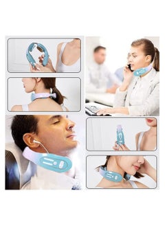 Ems Neck Acupoints Lymphvity Massage Device,intelligent Neck Massager With  Heat, Electric Pulse Neck Massage, 4 Modes 12 Levels Neck Massager For Wome