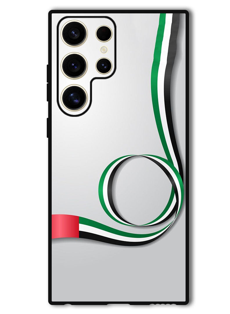 Theodor Protective Case Anti Scratch Shock Proof Bumper Cover For Samsung Galaxy S24 Ultra Uae Flag - Image 1