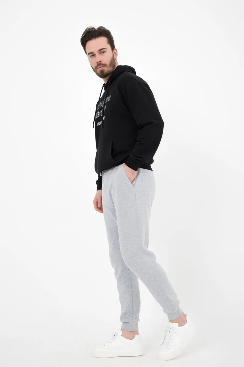 ديفيز Men's Jogger Sweatpants Gray