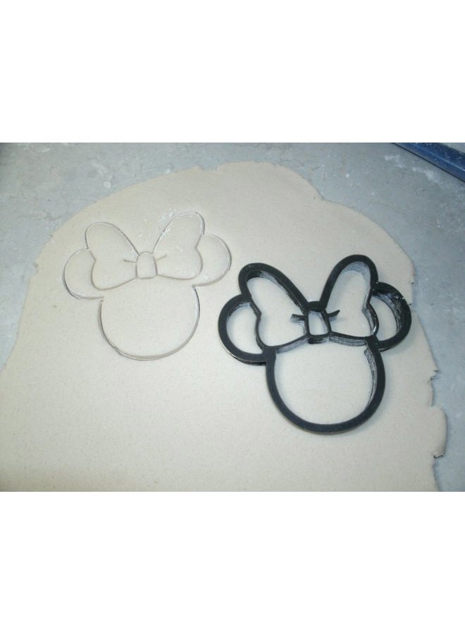 YNGLLC MINNIE MOUSE AND HER BOW CARTOON CHARACTER SET OF 2 SPECIAL OCCASION COOKIE CUTTERS 3D PRINTED MADE IN USA PR1539 - Image 5