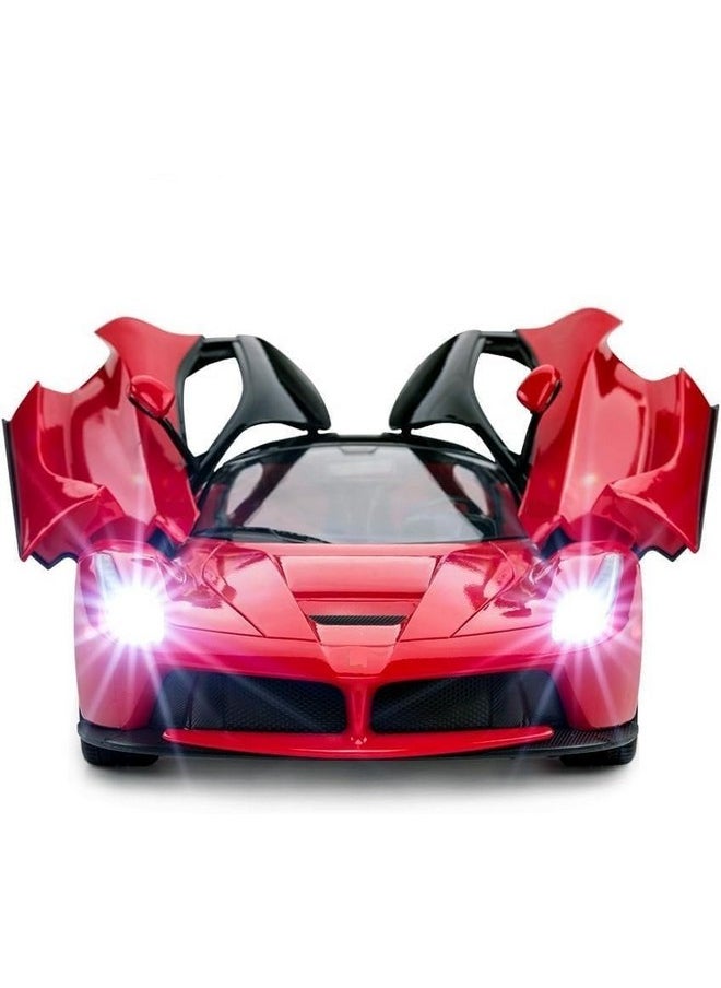 Sky Tech Sky Tech® Big Size Rechargeable Racing Car with Remote Control Sports Car with Openable Doors High Performance Rc Car with Led Lights for Kids Super Sports Car for Kids Speed Rc Car Toy (Multicolor)  - Image 3