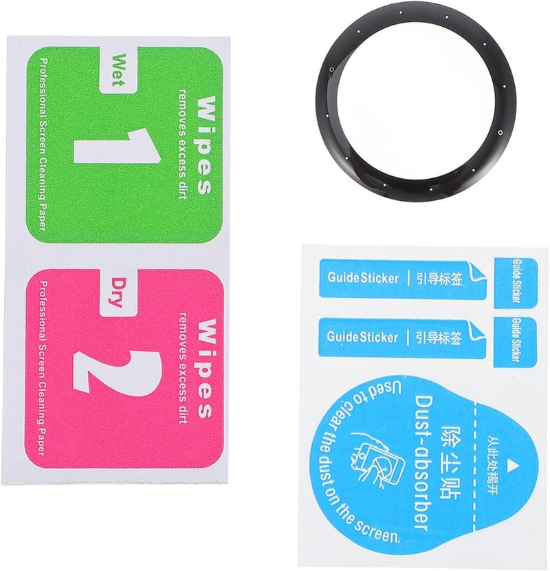 3Pcs Tempered Watch Screen Protector Film for Curved Full Coverage Scratch Resistant Easy Installation Durable Protection for Smartwatch Display - Image 1