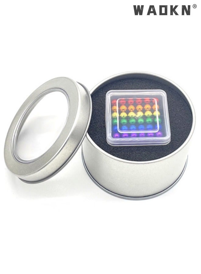 WAOKN 6 Colour 216-Piece Magnetic Educational Toys  Creative Magnetic Ball Puzzle Cube Set - Image 2