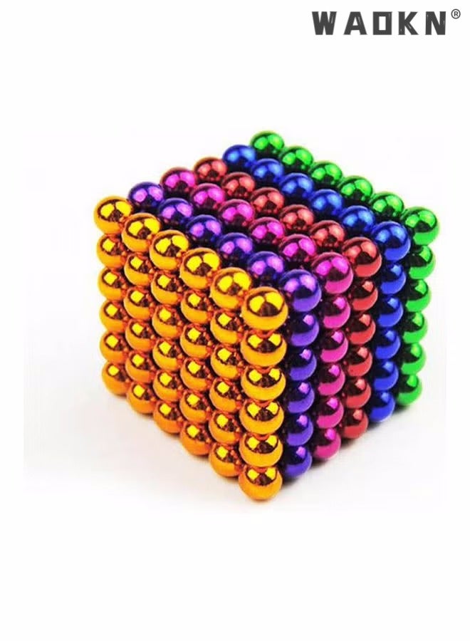 WAOKN 6 Colour 216-Piece Magnetic Educational Toys  Creative Magnetic Ball Puzzle Cube Set - Image 5