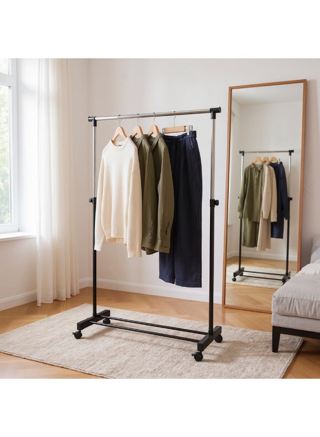 Living Black Metal Clothes Hanger Clothes Holder - Image 2