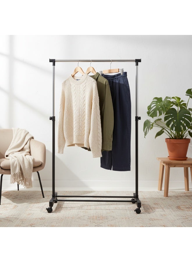 Living Black Metal Clothes Hanger Clothes Holder - Image 1