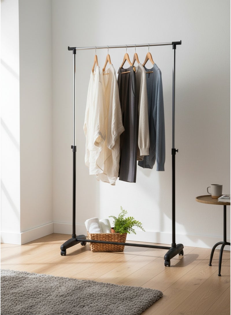 Living Black Metal Clothes Hanger Clothes Holder - Image 2