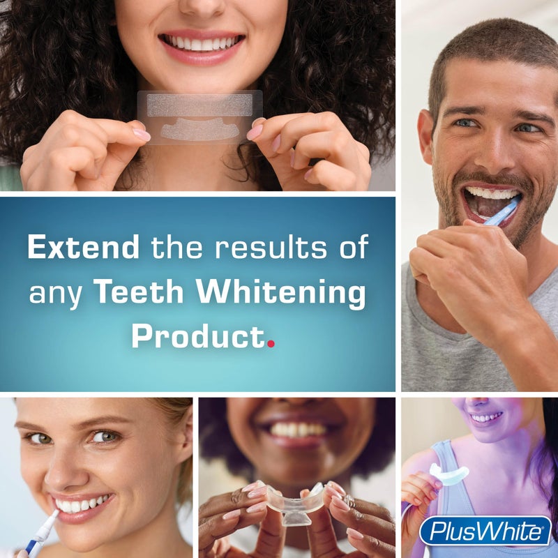 Plus White غسول الأسنان بلس وايت بعد التبييض - يحمي من التدخين والنبيذ والقهوة - غسول تبييض الأسنان الموصى به من قبل أطباء الأسنان (6 أونصات، عبوة من 1) - Image 4