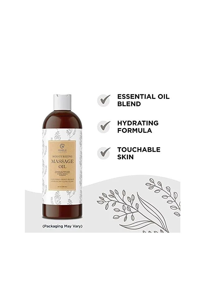 Maple Holistics Moisturizing Massage Oil 8fl oz 236ml - Image 2