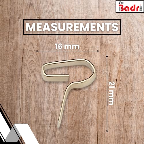 FAPBADRI Metal Hook for Curtain Channel/Track (50) - Image 2