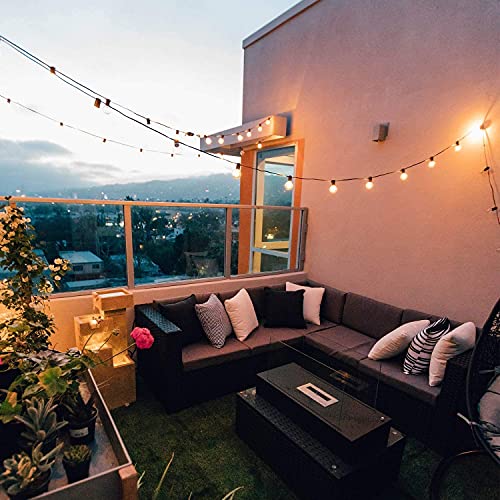 XERGY Outdoor String Lights 15 Feet G40 Globe Lights with 15 Edison LED Break Proof Bulbs +1 Extra, Light for Backyard Terrace Garden Balcony Party Decor for Home Decoration - Image 5